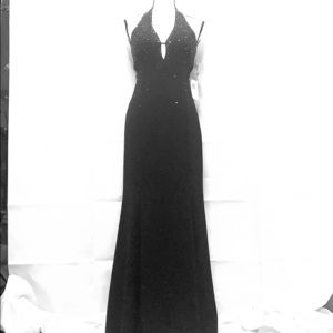 Niki Lavis Black Strapless Dress